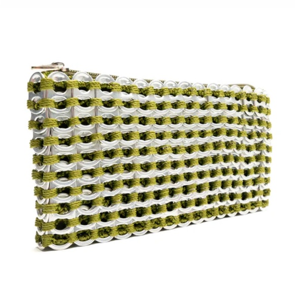 Escama Studio Chica Rosa soda tab wristlet clutch